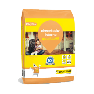 Argamassa AC1 interna - cozinhas e banheiros Quartzolit